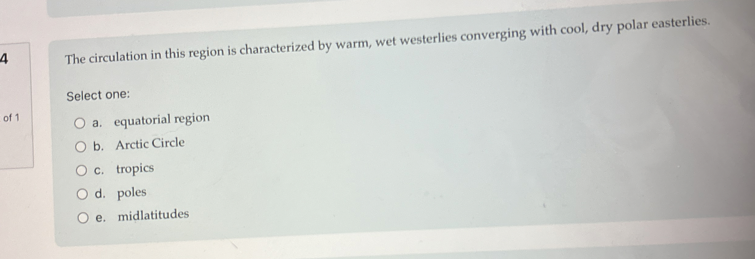 Solved The circulation in this region is characterized by