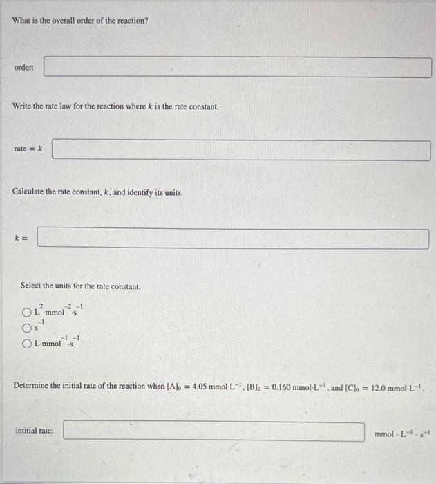 Solved For the reaction 2 A( g)+2 B( g)+C(g) 3G(g)+4 F( g) | Chegg.com