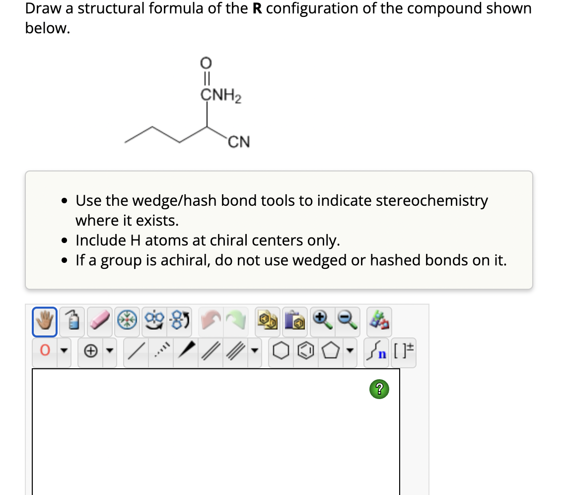 Show Me R Configuration Draw a structural formula of the R configuration of | Chegg.com