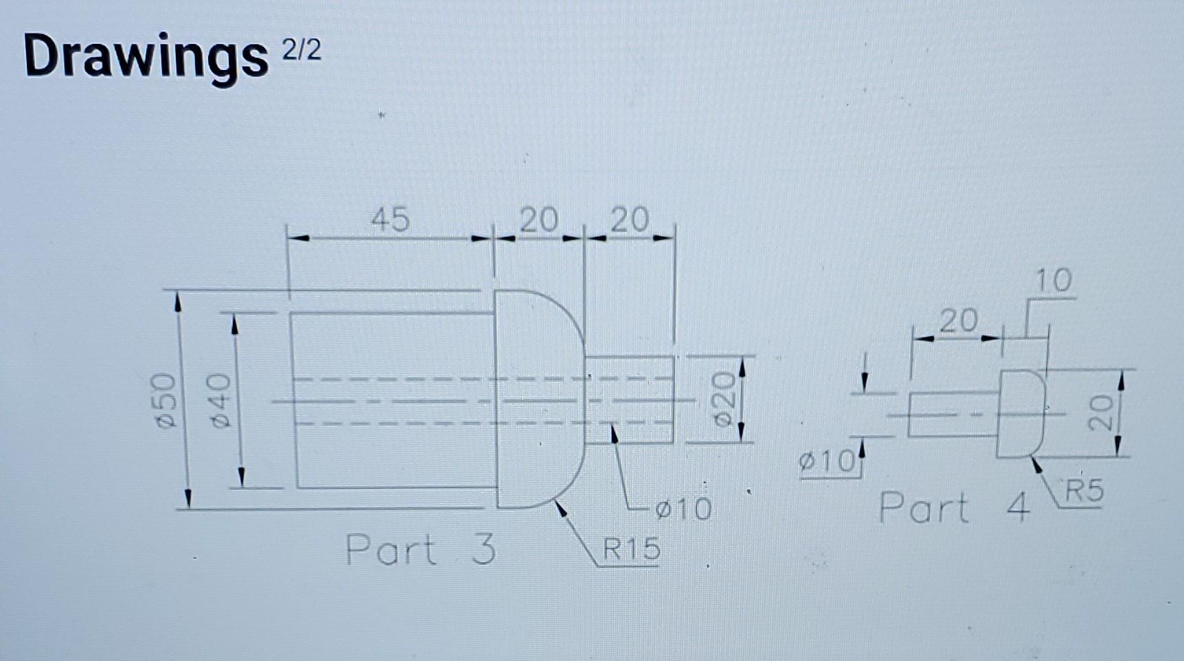 BDrawings 1/2Drawings 2/2 | Chegg.com
