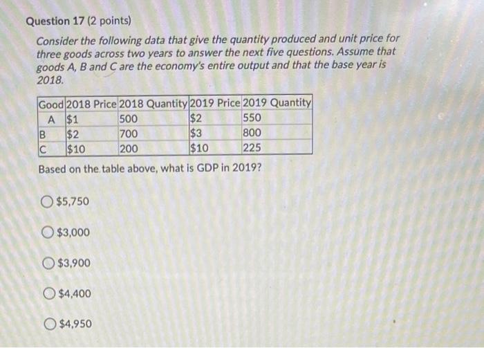 Solved Question 6 (2 points) Which of the following is a | Chegg.com