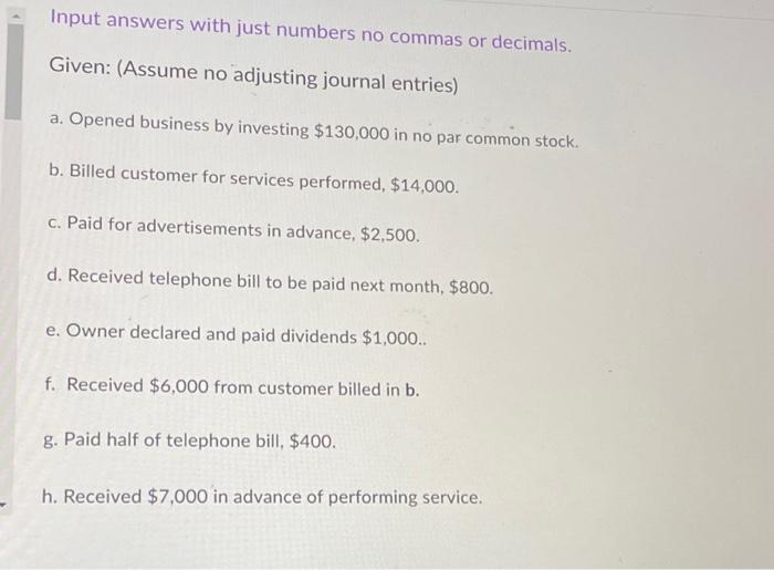 Solved Given The Information Below Answer These Three | Chegg.com