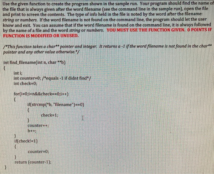 Solved Use the given function to create the program shown in | Chegg.com
