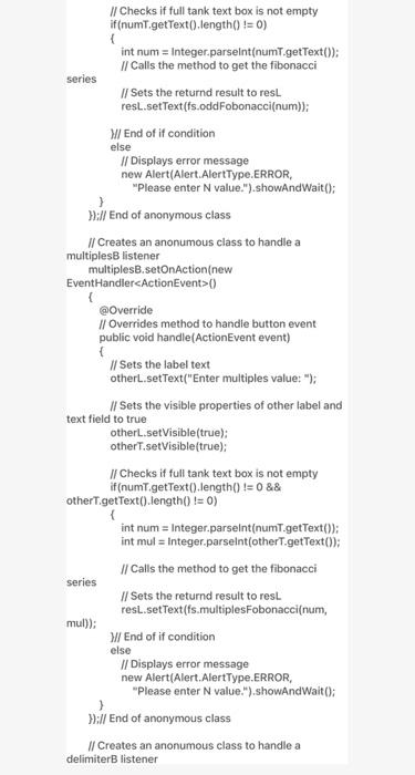 based on the program below add the following : the | Chegg.com
