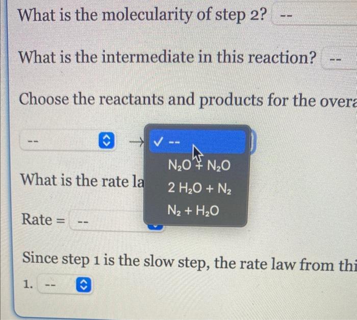 Solved The following is the proposed mechanism for a given | Chegg.com