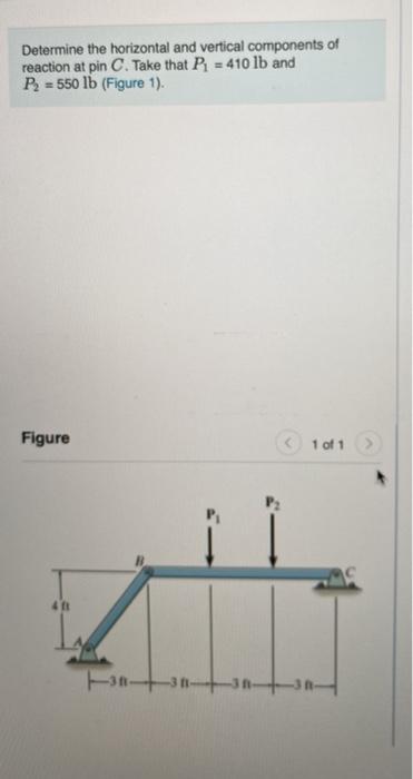 Solved Determine the horizontal and vertical components of | Chegg.com