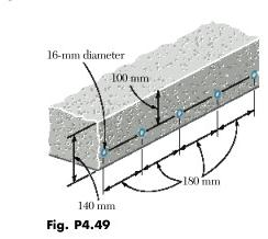 Solved A Concrete Slab Is Reinforced By 16-mm-diameter Steel 