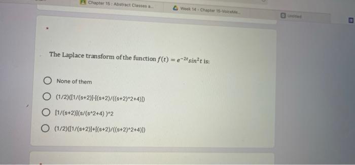 Solved Chapter 15: Abstract Classes Week 14 Chapter 15- The | Chegg.com