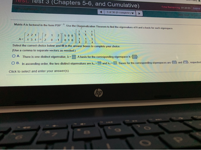 Solved Test Test 3 (Chapters 5-6, and Cumulative) 3 of 30 (0 | Chegg.com