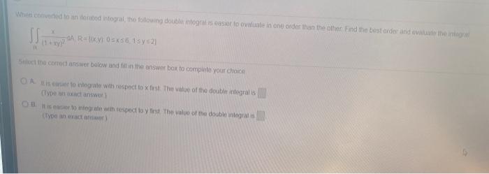 Solved Whened to andorted intogal, the flowing double to | Chegg.com