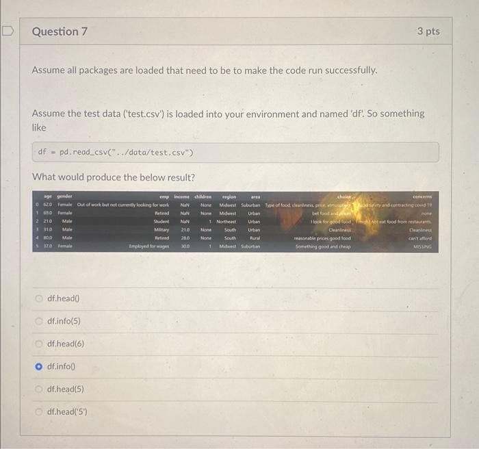 Solved Assume all packages are loaded that need to be to | Chegg.com