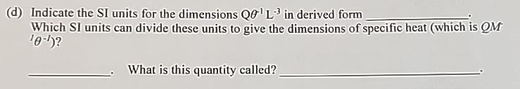 Solved D ï Indicate The Si Units For The Dimensions Qî 1l 3 Chegg Solved D ï Indicate The Si Units For The Dimensions Qî 1l 3 Chegg