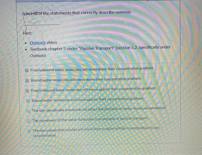 Solved Select Allof The Statements That Correctly Describe | Chegg.com Solved Select Allof The Statements That Correctly Describe | Chegg.com