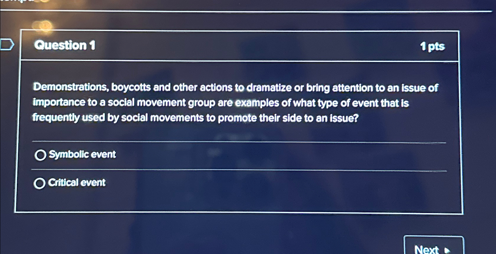Solved Question 11 ﻿ptsDemonstrations, boycotts and other | Chegg.com