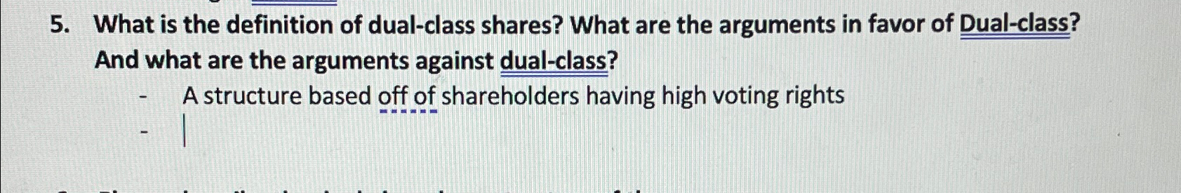 solved-what-is-the-definition-of-dual-class-shares-what-are-chegg