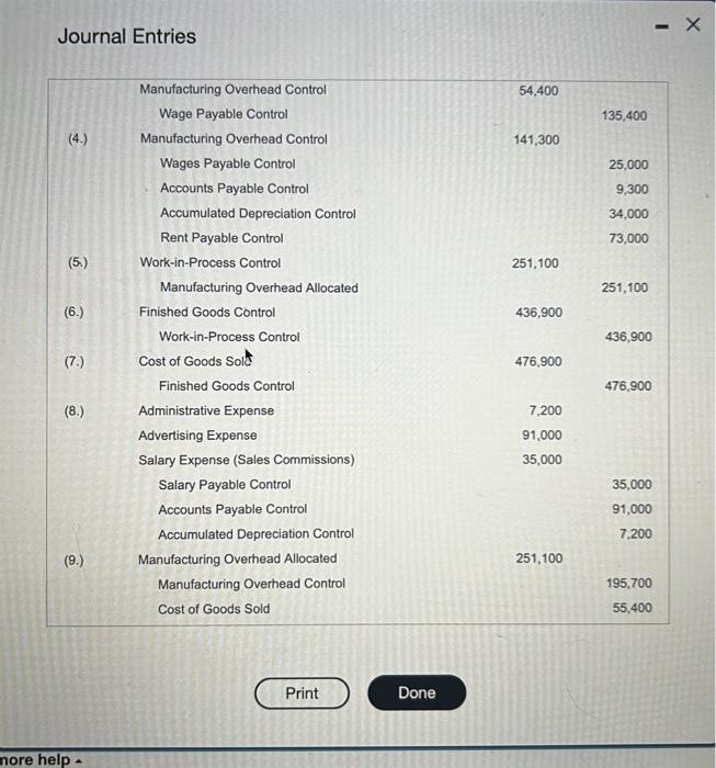 Solved Requirement 2. Post the journal entries to Taccounts
