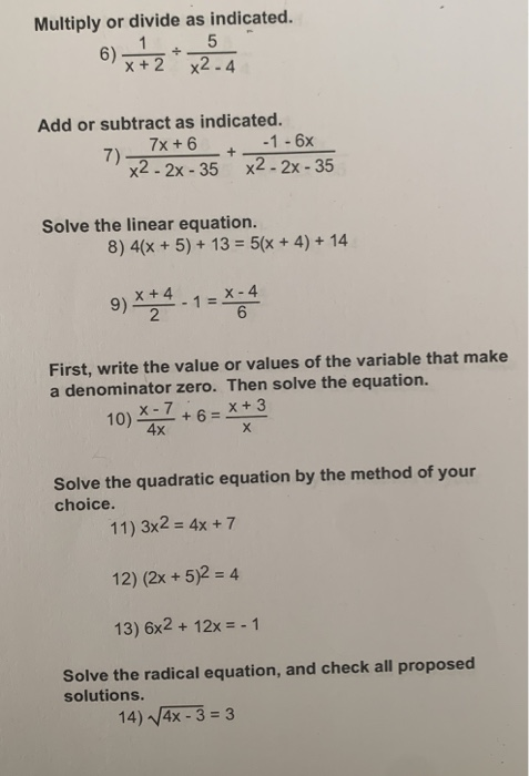 Solved Multiply Or Divide As Indicated 5 6 X 2 X2 4 Add Chegg Com