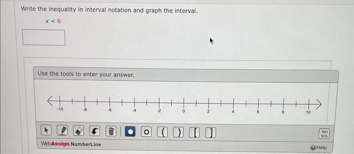 Solved Write the inequality in interval notation and graph | Chegg.com