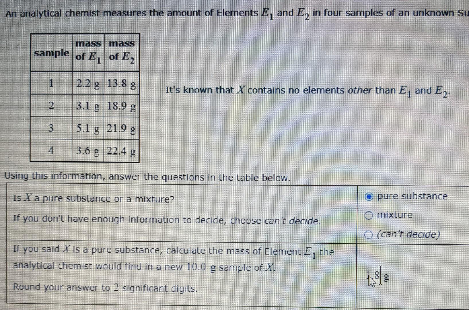 solved-an-analytical-chemist-measures-the-amount-of-elements-chegg