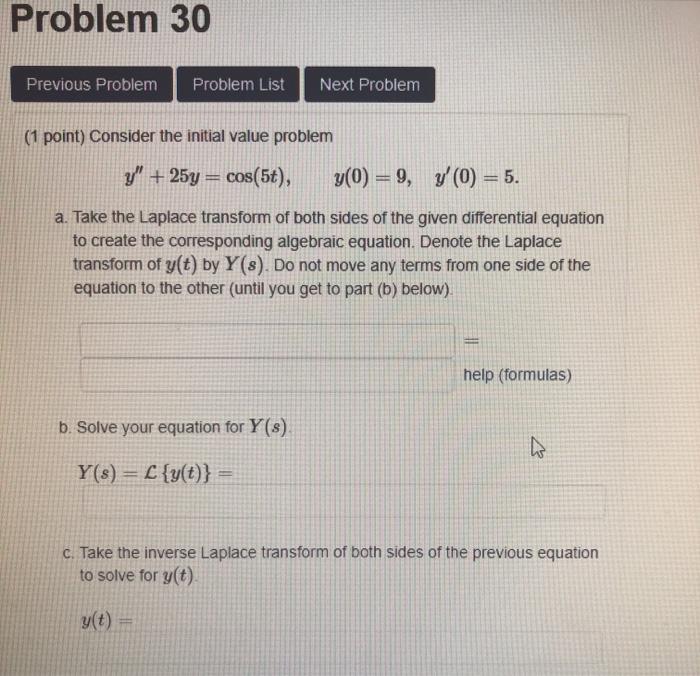Solved Problem 27 Previous Problem Problem List Next Problem | Chegg.com