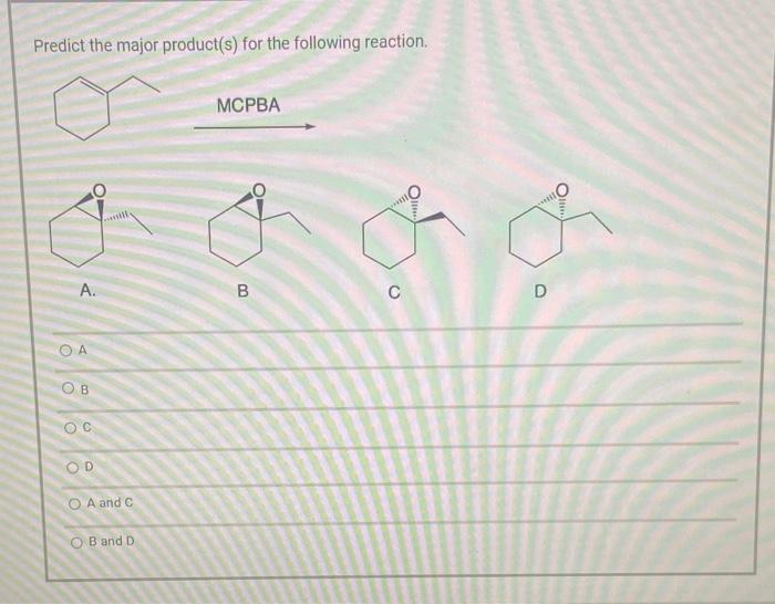 Solved Predict the major product( (s) for the following | Chegg.com