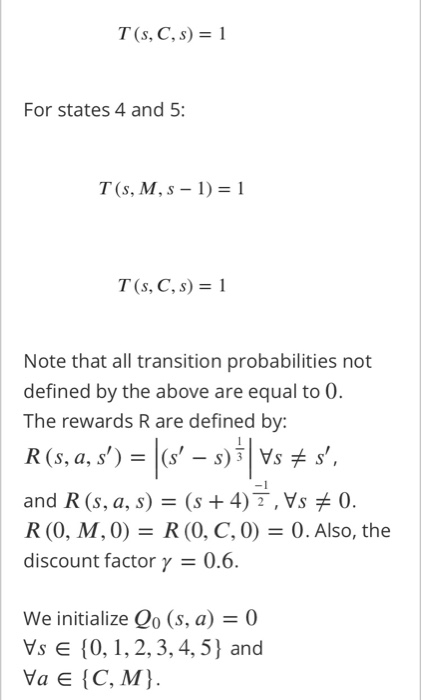 2 Q Value Iteration Bookmark This Page Consider A Chegg Com