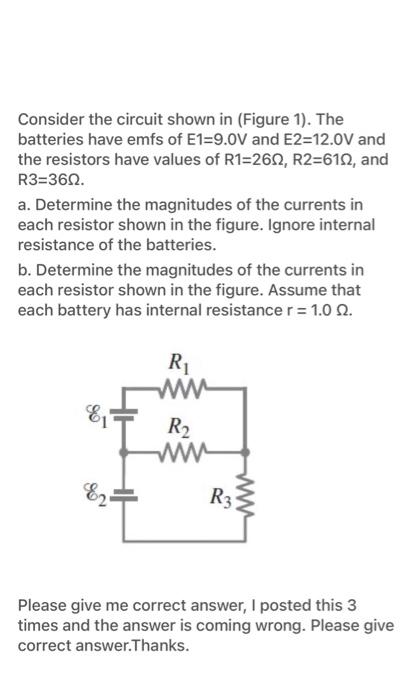 Solved Consider the circuit shown in (Figure 1). The | Chegg.com