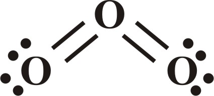 Ozone Molecule Lewis Structure