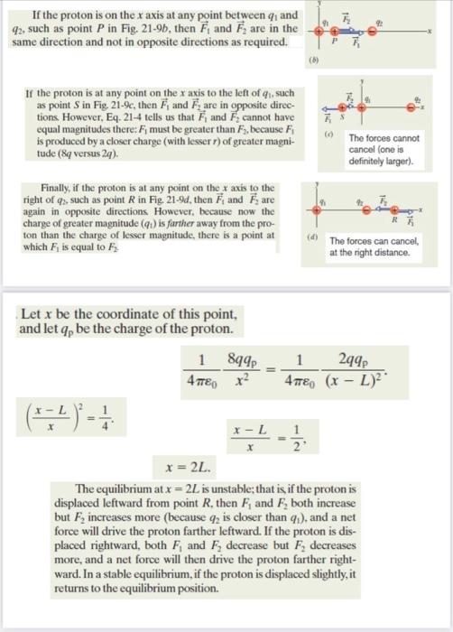 Solved Figure 21−9a Shows Two Particles Fixed In Place: A | Chegg.com