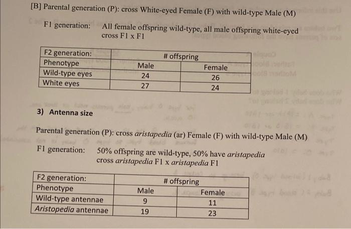 Solved B. Genetics Practice Problems. For Each Of The | Chegg.com