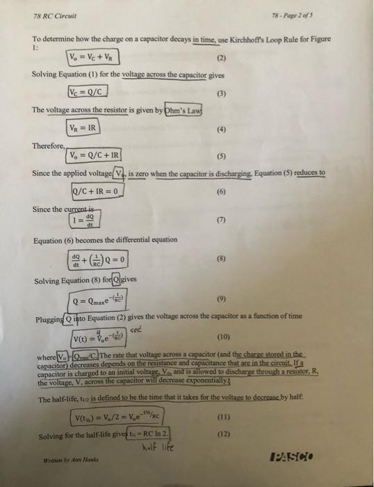 Solved please I need help with my lab report to answer the | Chegg.com