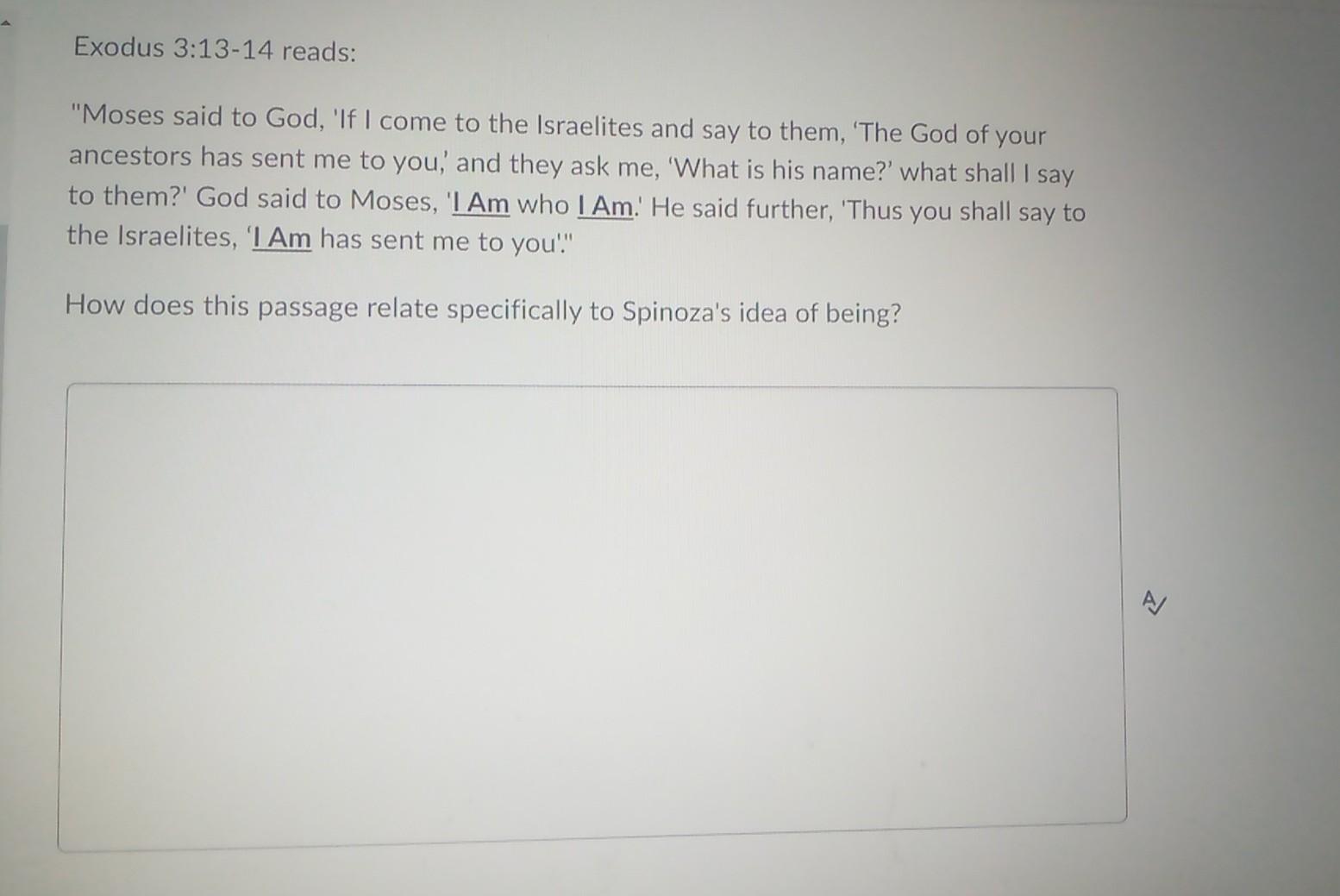 Exodus 3 13 14 Reads Moses Said To God If I Come Chegg