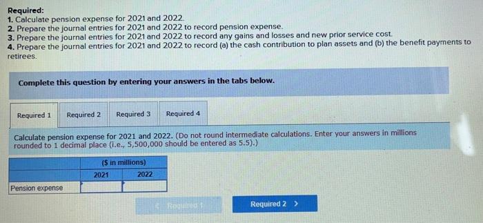 Solved Problem 17-12 (Algo) Determine Pension Expense; | Chegg.com