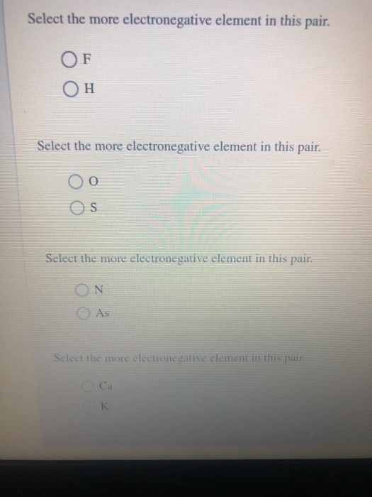 Solved Question 5 Of 40 > Predict The Groundstate Electr