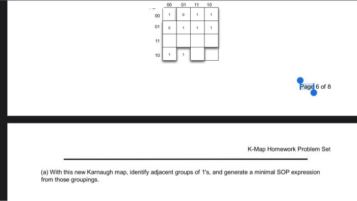 Solved A Student Is Asked To Use Karnaugh Mapping To Chegg Com   Image