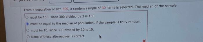solved-from-a-population-of-size-300-a-random-sample-of-30-chegg