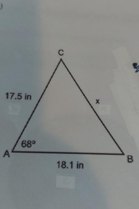 Solved 6. Solve for x in each of the following triangles (7 | Chegg.com