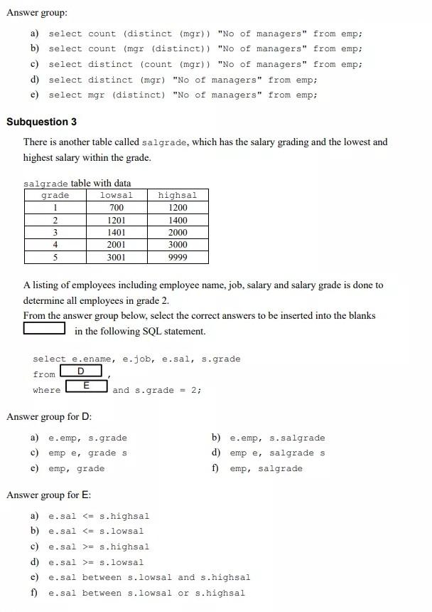 Solved Q2. Read the following description of a relational | Chegg.com