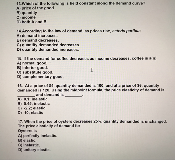 solved-13-which-of-the-following-is-held-constant-along-the-chegg