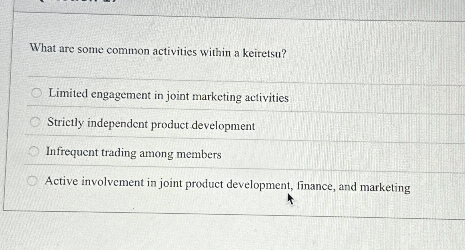 Solved What are some common activities within a | Chegg.com