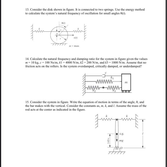 13. Consider the disk shown in figure. It is | Chegg.com