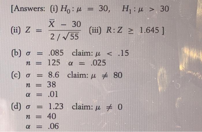 Solved 8 40 For Each Situation A D In Exercise 8 37 St Chegg Com