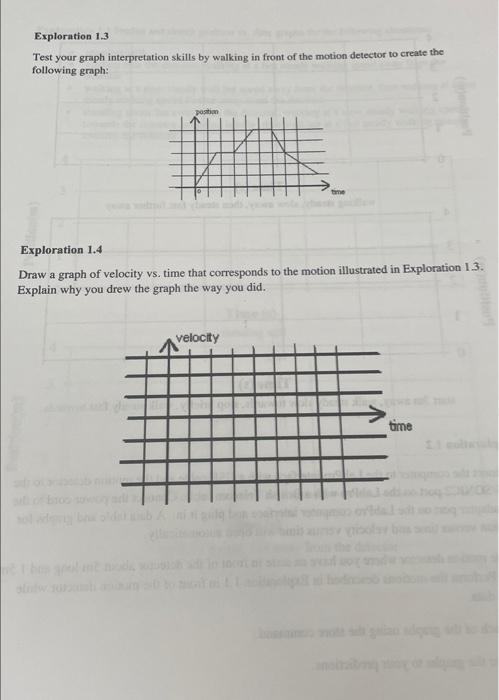 Solved Exploration 1.3 Test your graph interpretation skills | Chegg.com
