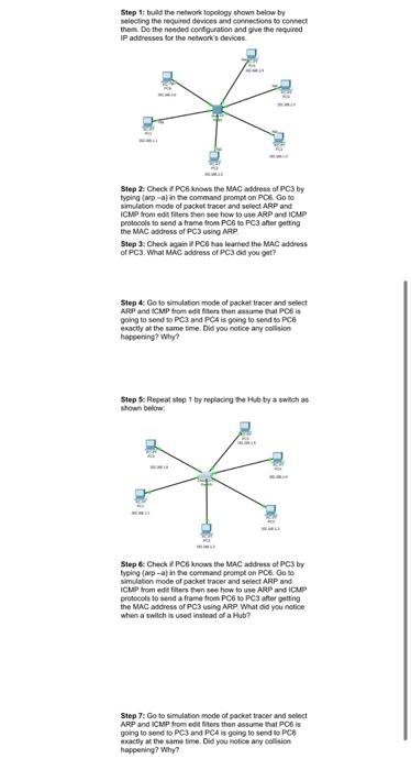 Solved Step 1: build the network topology shown below by | Chegg.com