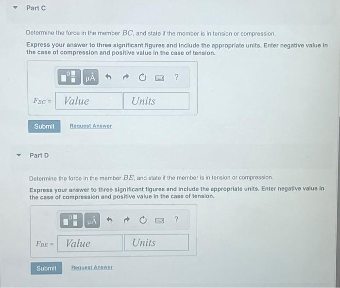 Solved Set P1=6.2kN,P2=8.8kN. (Figure 1)Determine The Force | Chegg.com