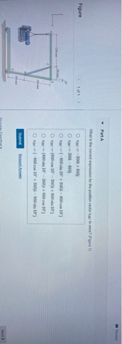 Solved Review Part A What Is The Correct Expression For The | Chegg.com