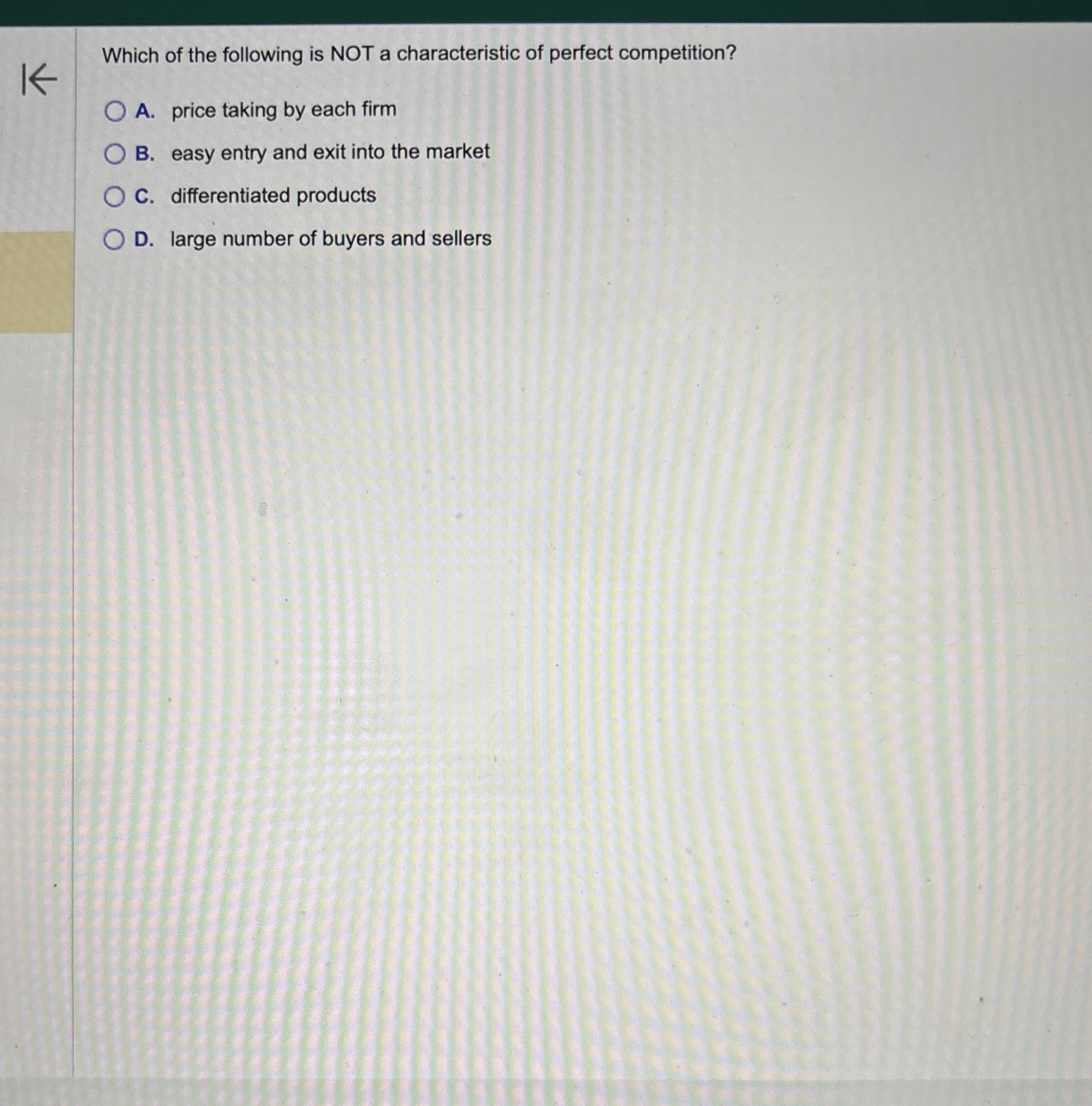 Solved Which of the following is NOT a characteristic of | Chegg.com