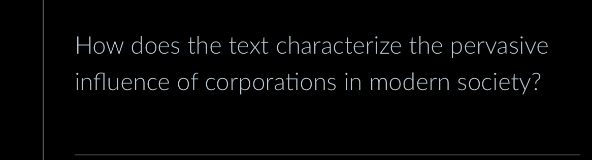Solved How does the text characterize the pervasive | Chegg.com