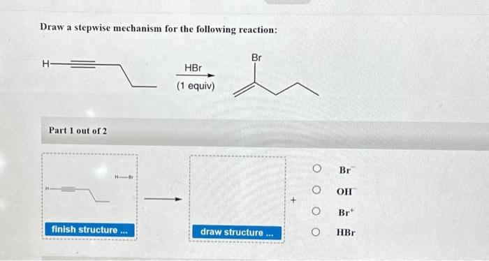 Solved Draw a stepwise mechanism for the following reaction: | Chegg.com