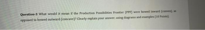 Solved Question-3 What would it mean If the Production | Chegg.com